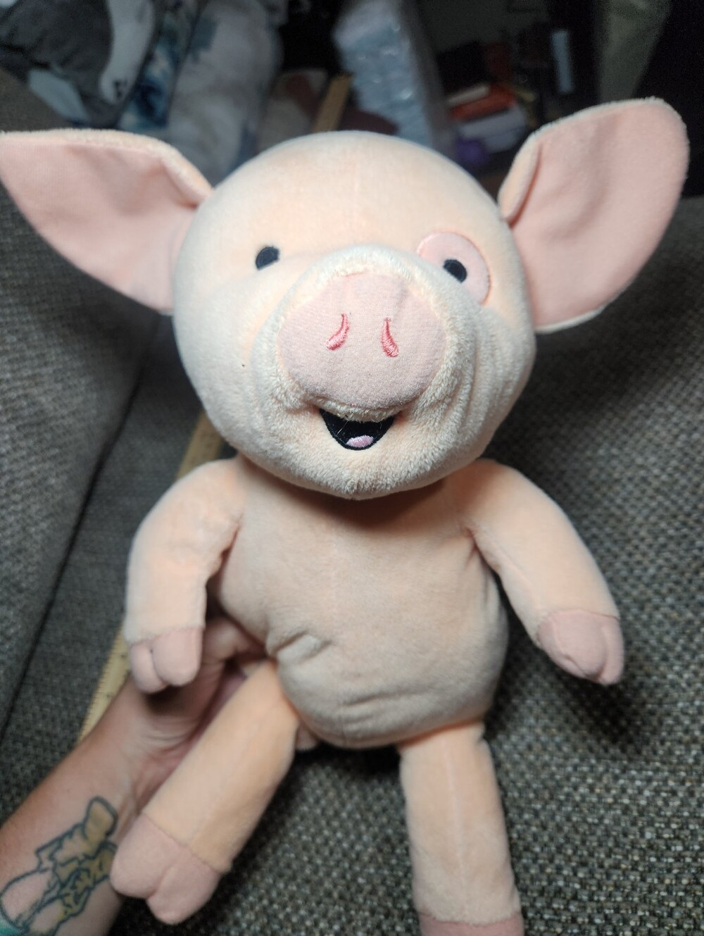 Kohl's Cares "If You Give a Pig a Pancake" plush pig Small Flaw